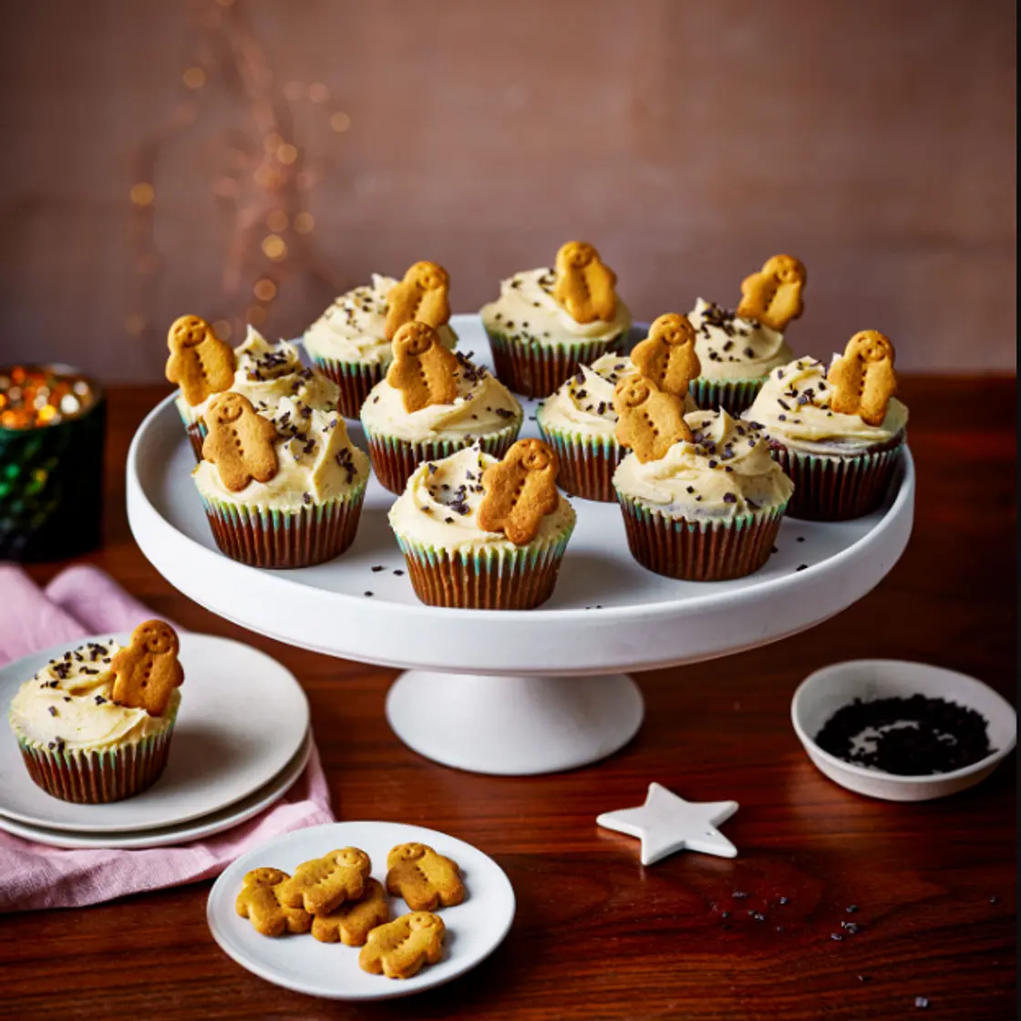 Gingerbread cupcakes