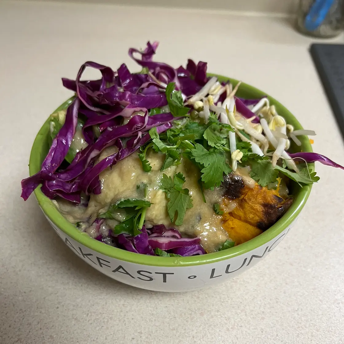 Avocado Sweet Potato Buddha Bowls