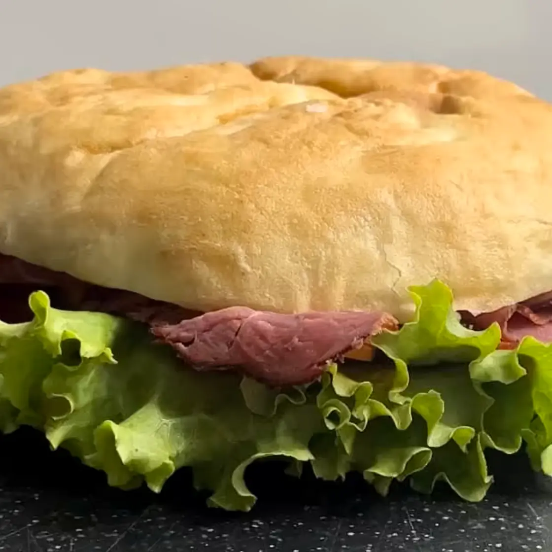 Pastrami Pfirsich Sandwich