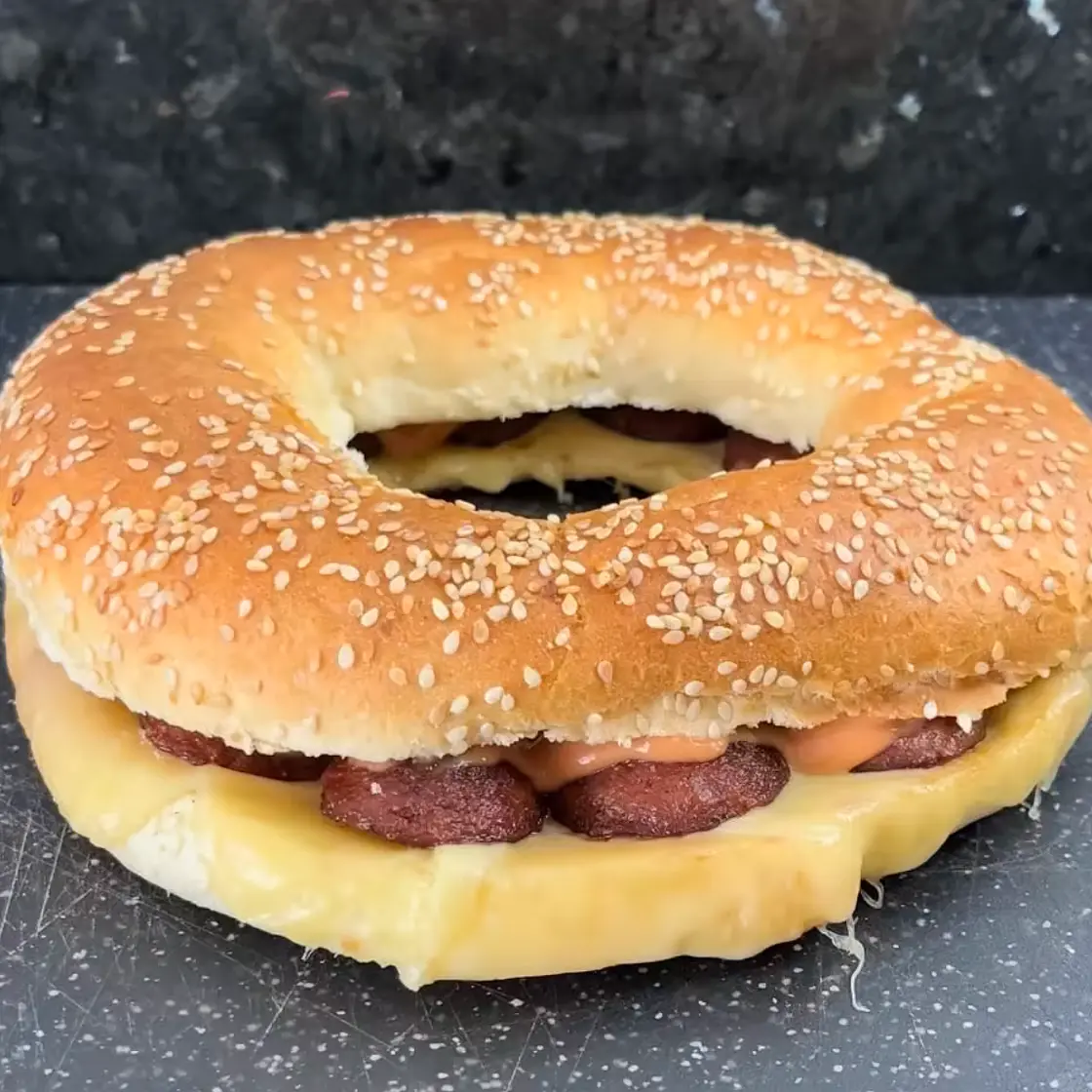 Sucuk Simit Sandwich