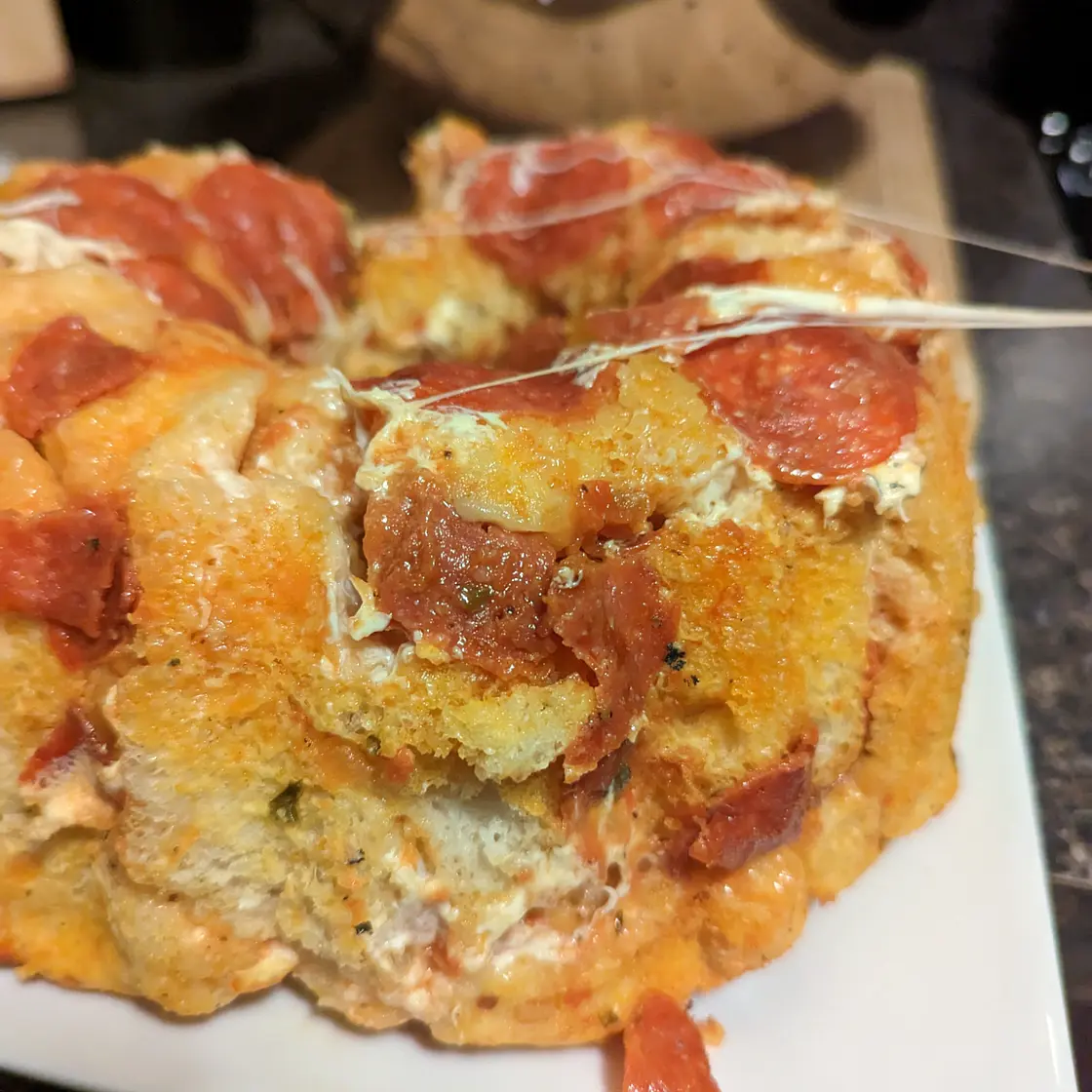 Pepperoni Pizza Bundt Cake