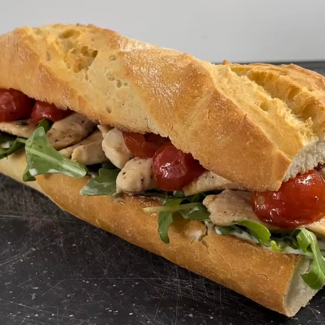Trüffel-Hähnchen Sandwich