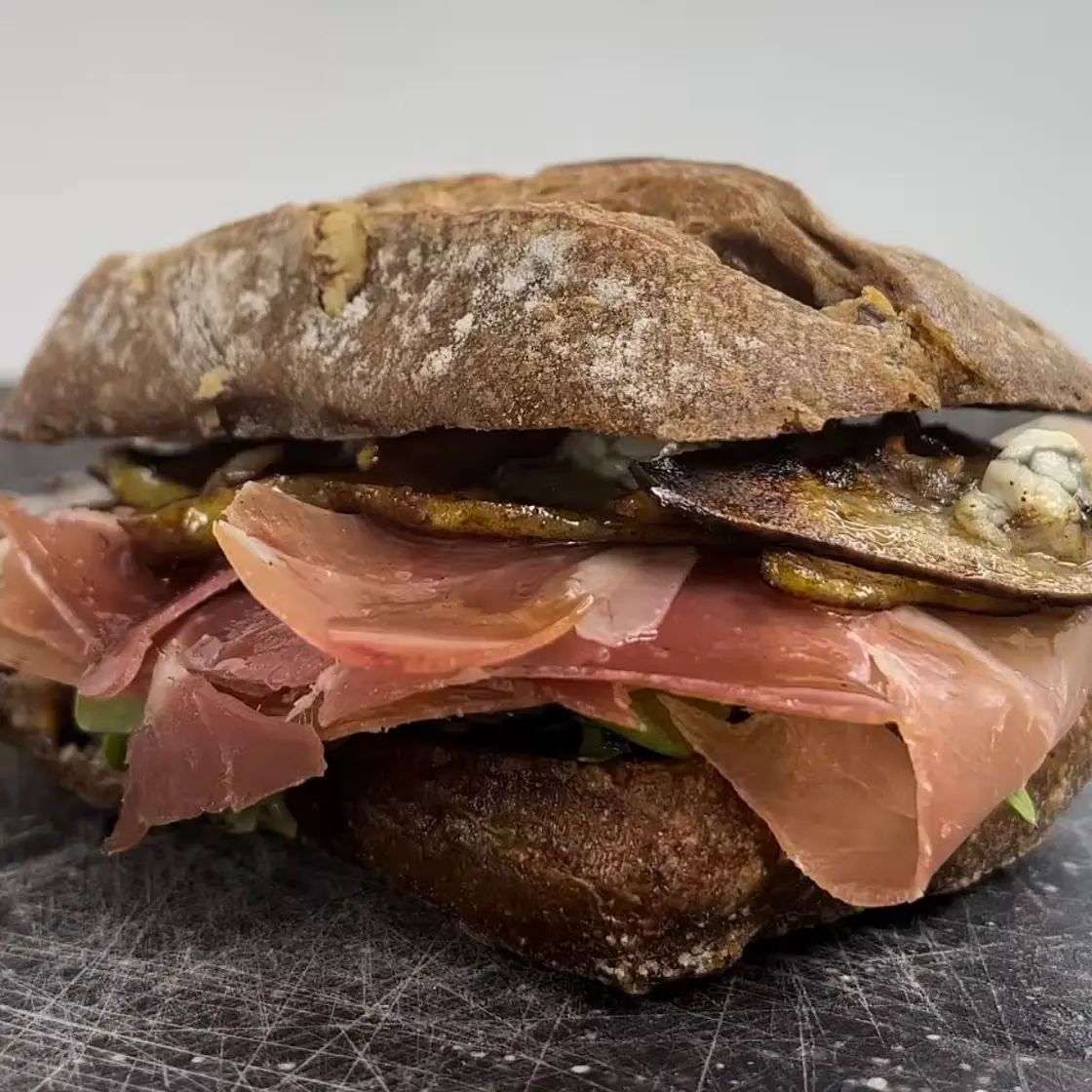 Birnen Gorgonzola Sandwich