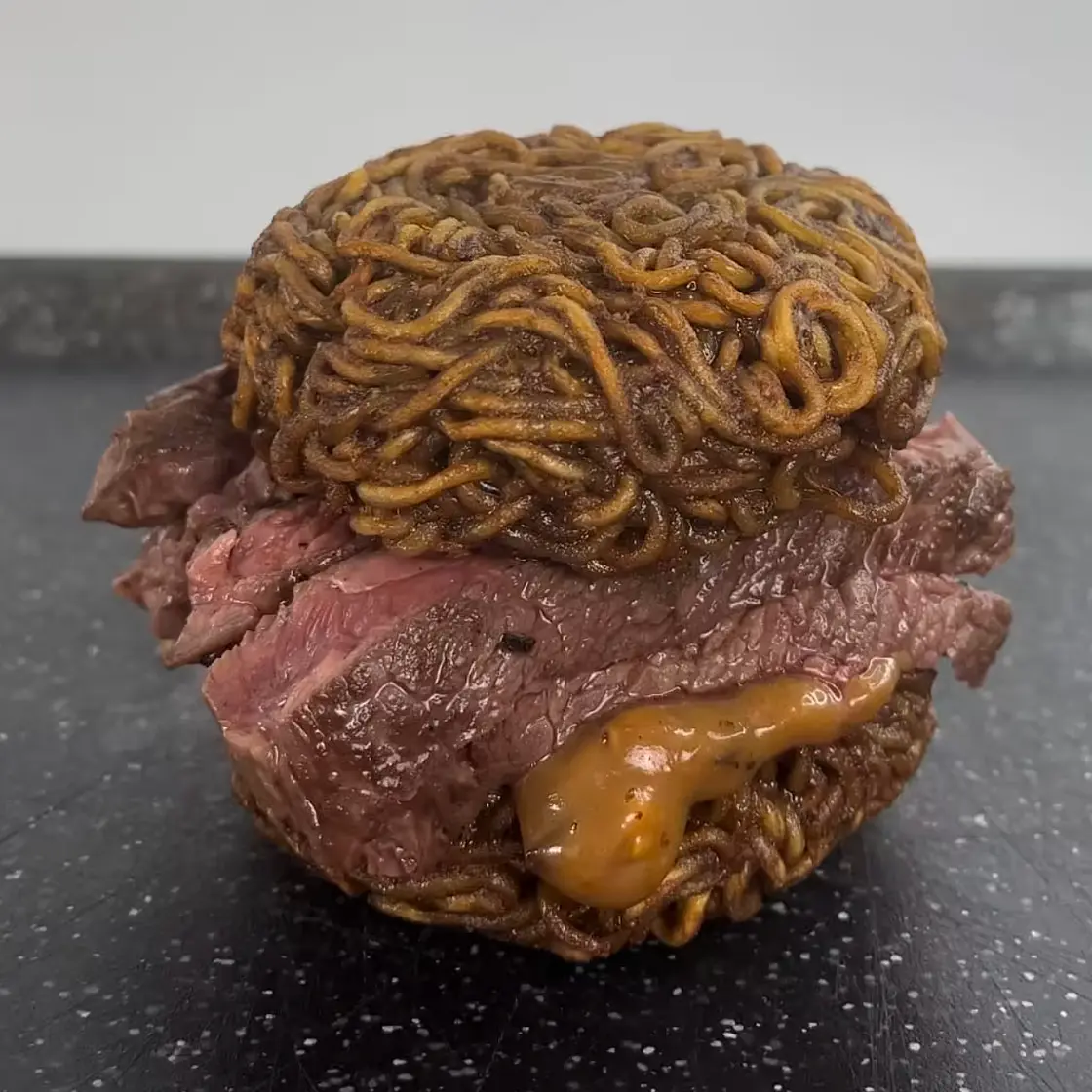 Ramen Steak Burger