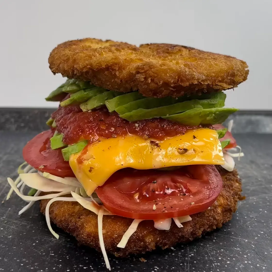 Schnitzel Sandwich Bayashi style