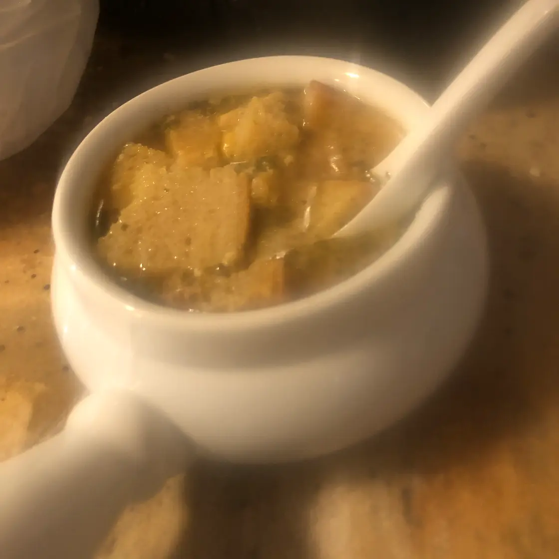 Česnečka (Czech Garlic Soup aka Hangover Soup)