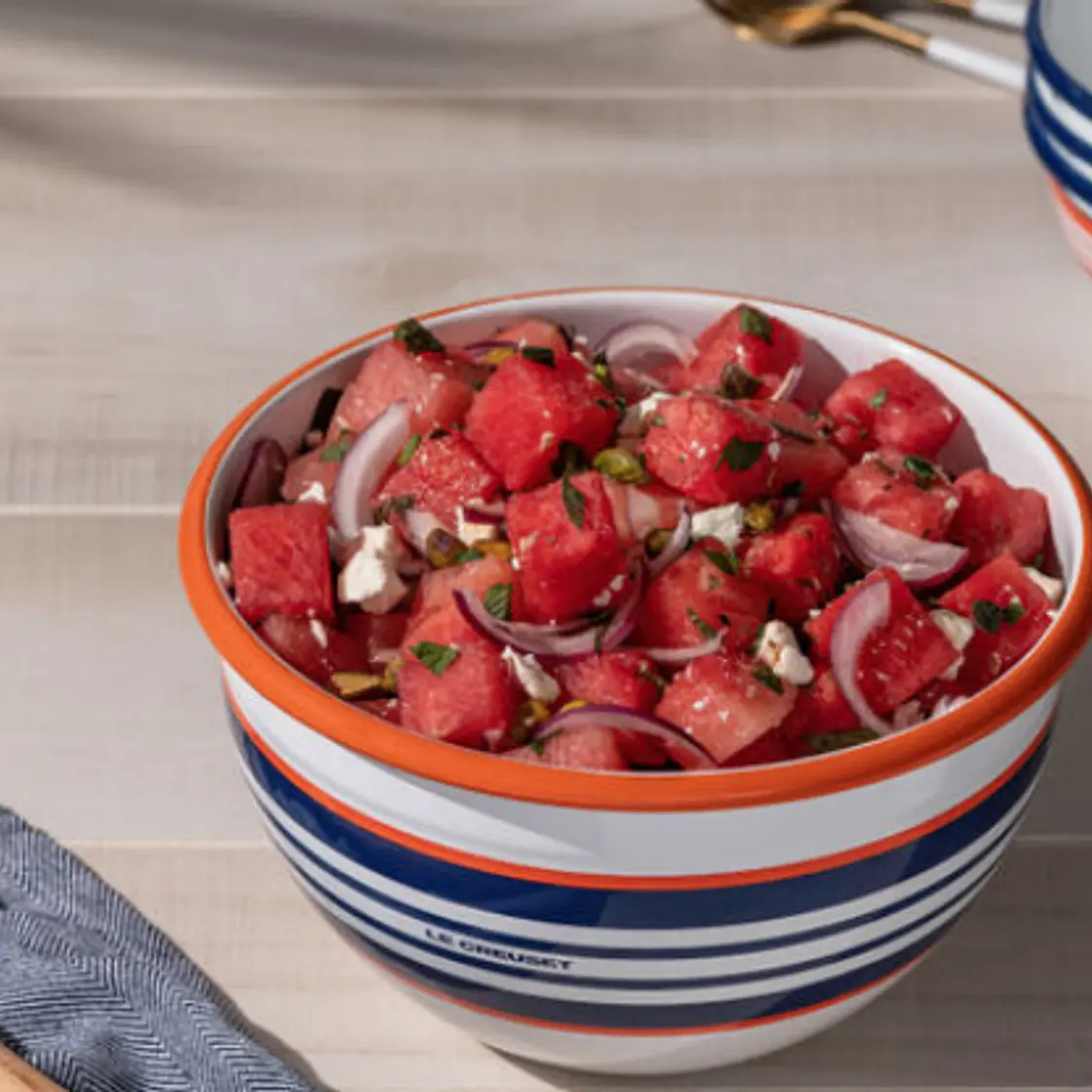 Watermelon, Feta and Mint Salad