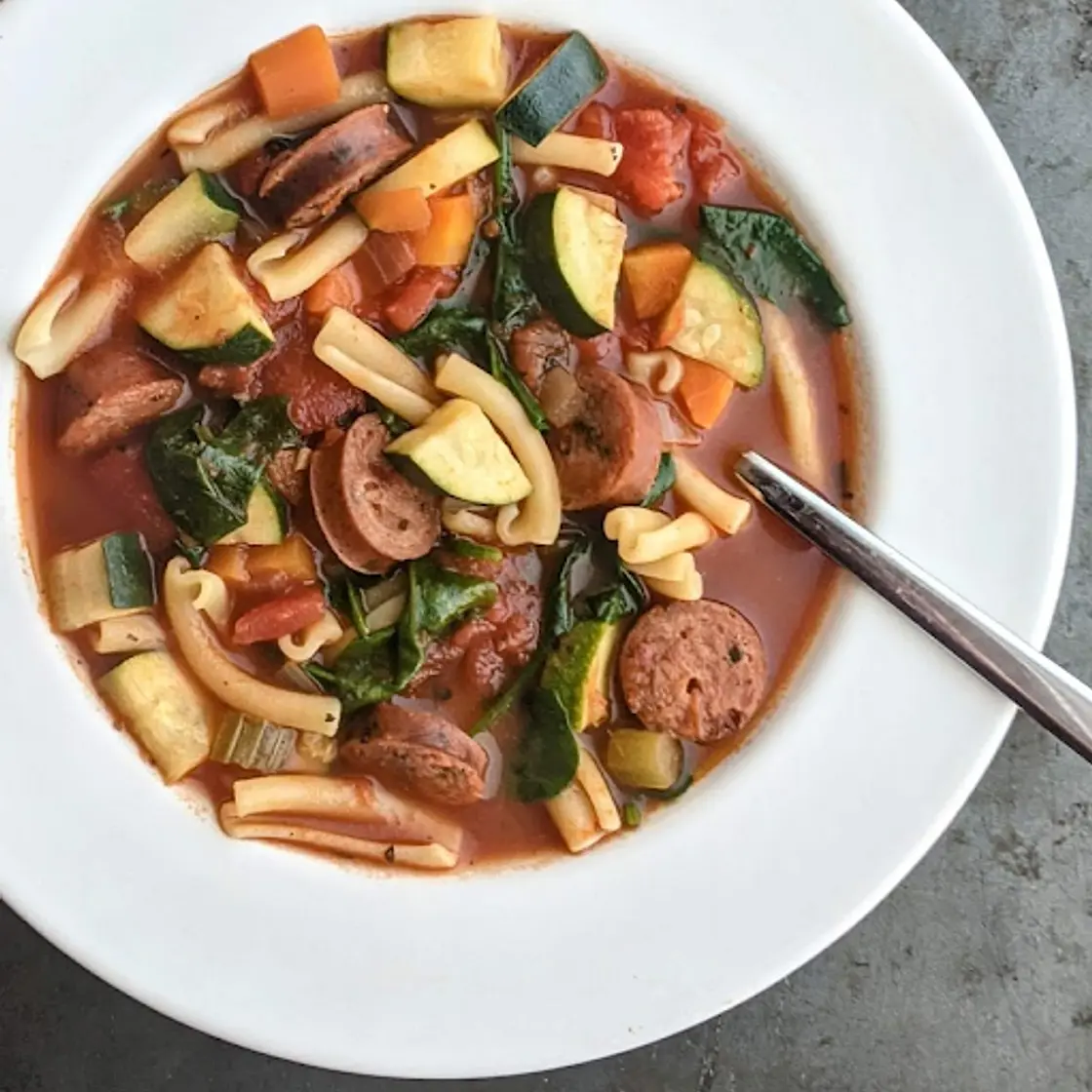 Italian Chicken Sausage Soup
