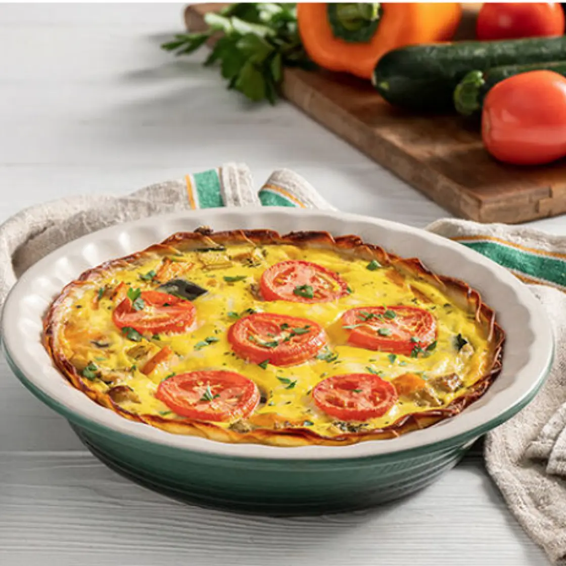 Potato-Crusted Farmers Market Quiche
