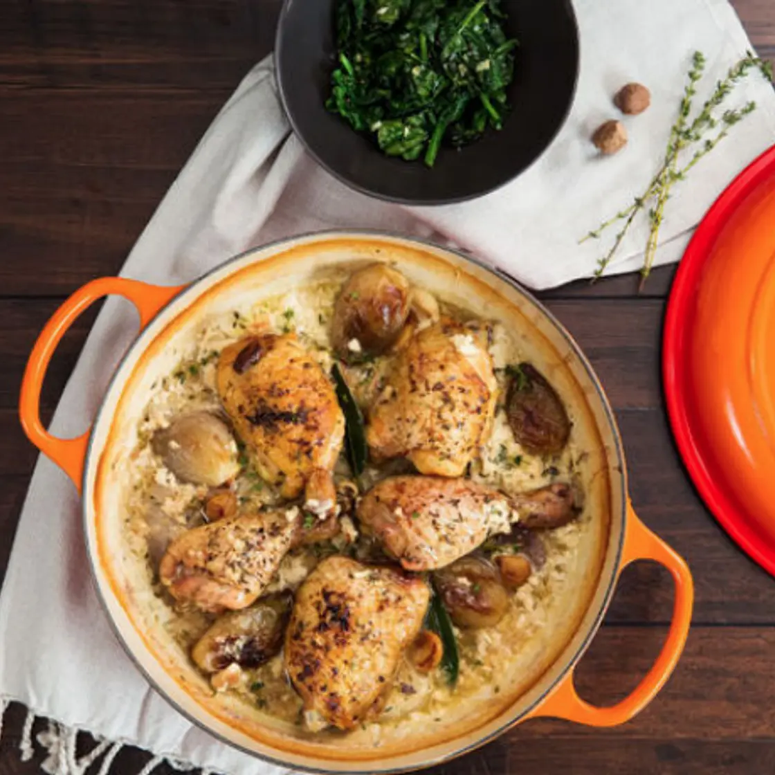 Provencal Braised Chicken in Milk
