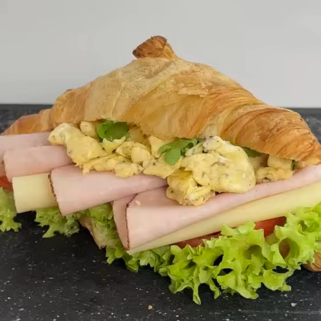 Schinken Ei Croissant
