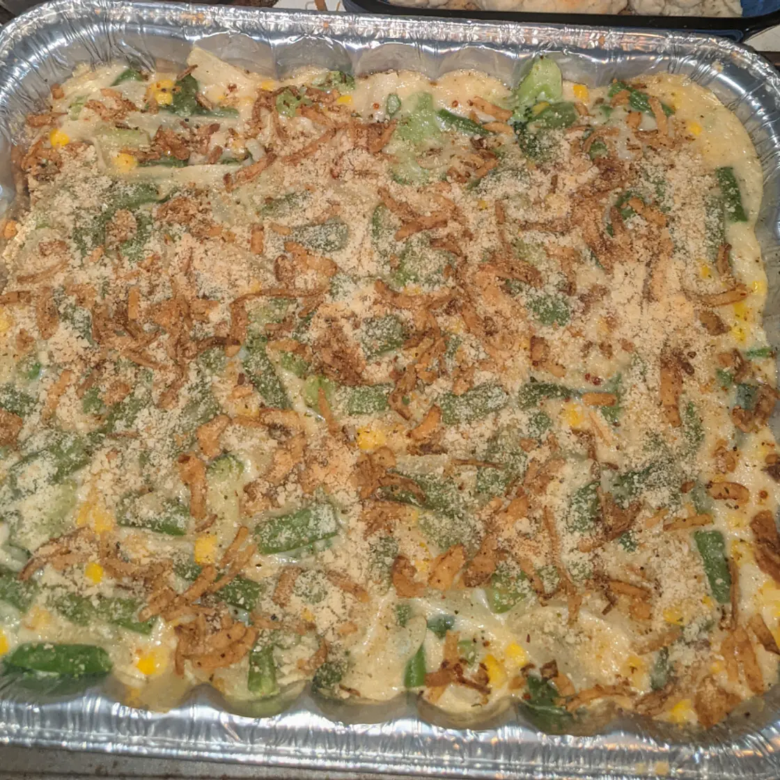 Crustless Chicken Pot Pie