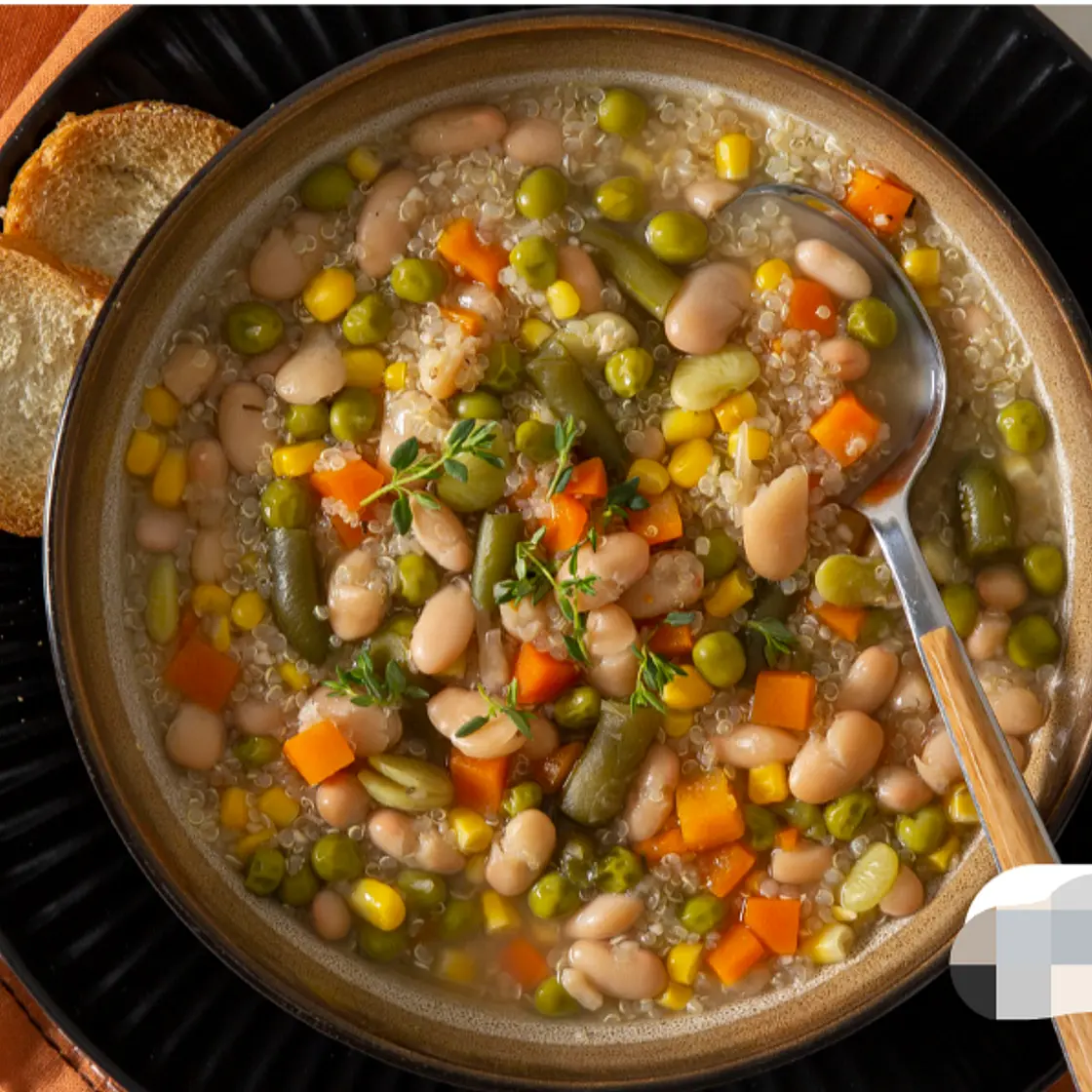 Tweaked: instant Pot White Bean and Quinoa Soup