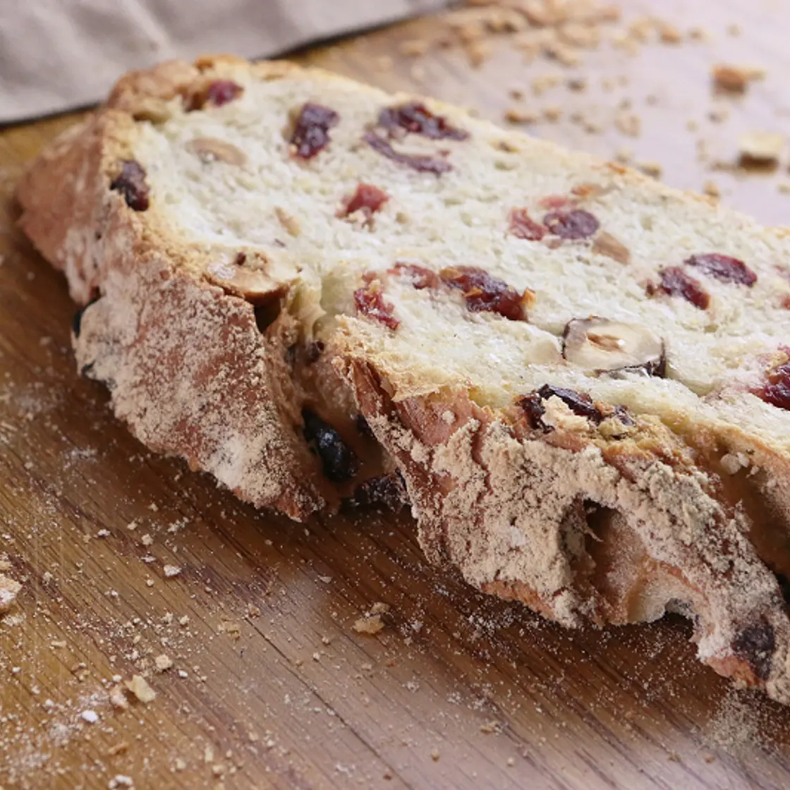 Oat, Cranberry and Hazelnut Bread