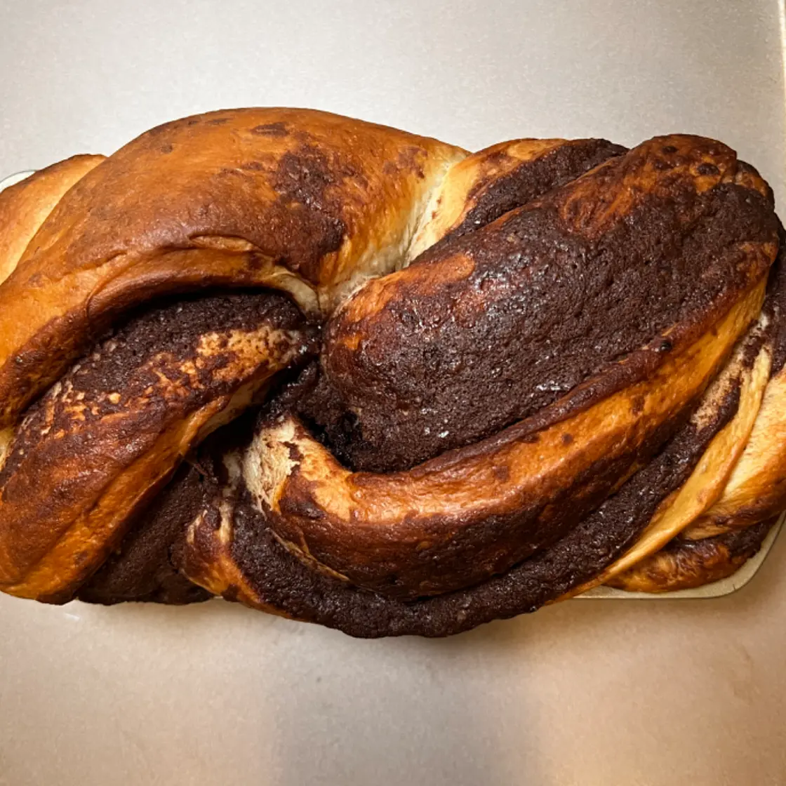 Chocolate Bear Claw Babka