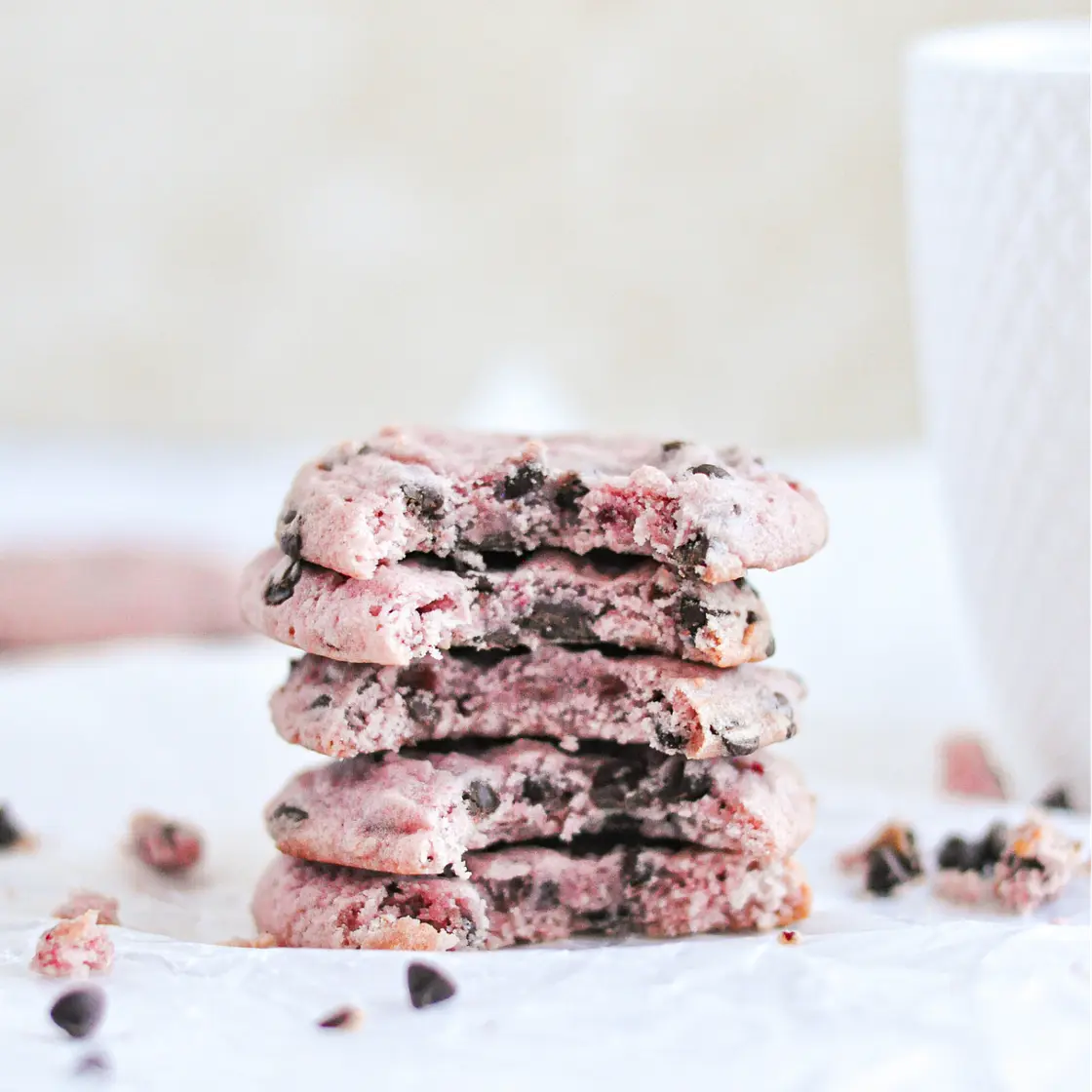 Raspberry Chocolate Chip Cookies