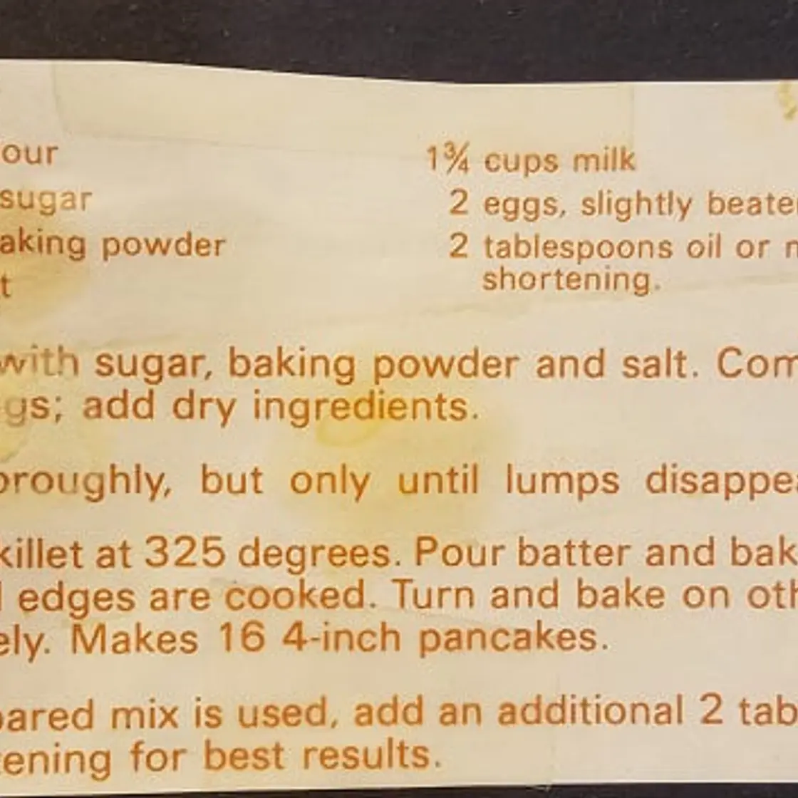 Mom's Pancakes