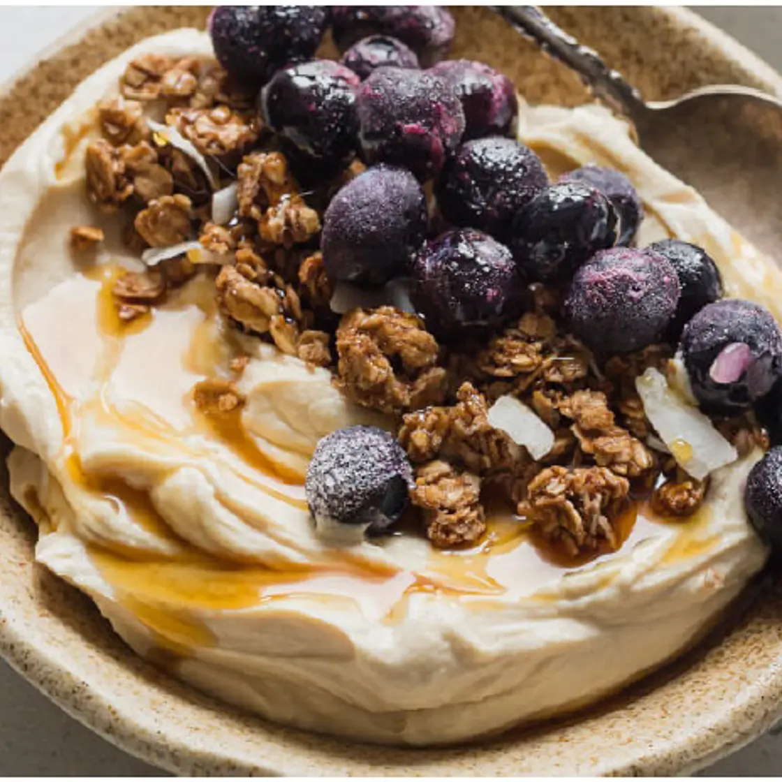 Whipped Peanut Butter Yogurt Bowl