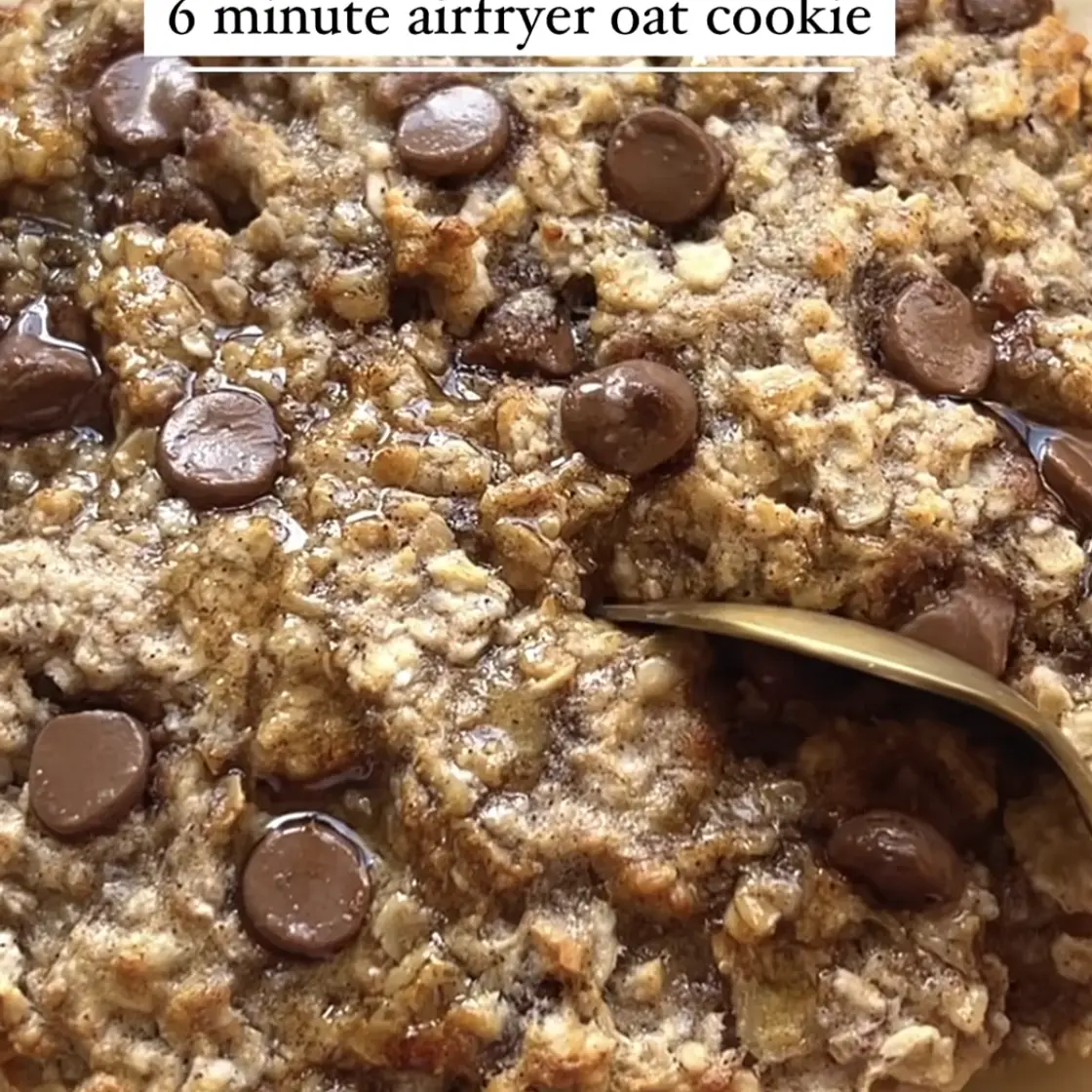 Air fryer oat cookies