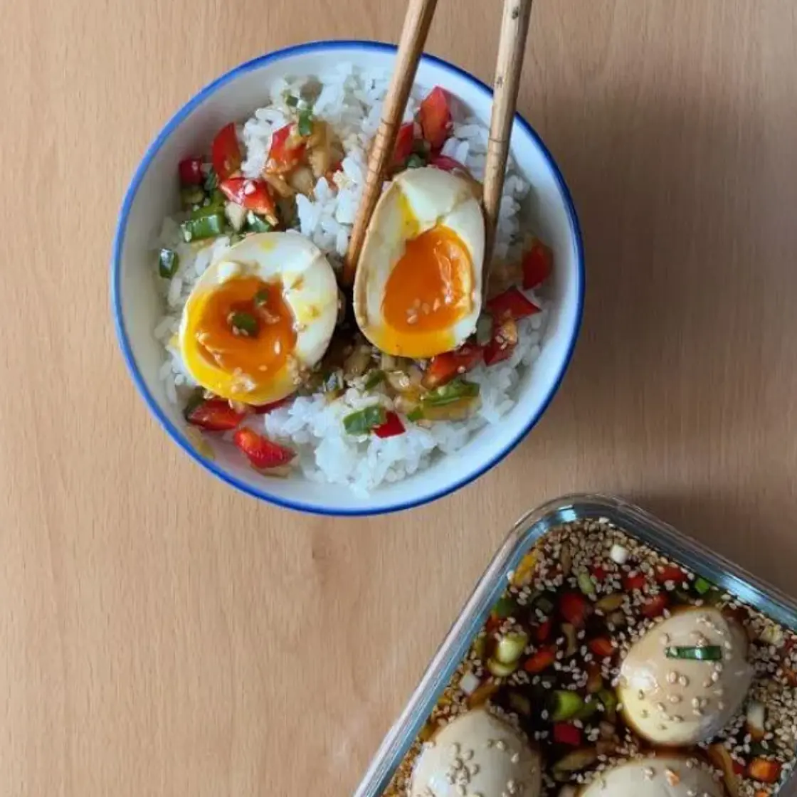 Huevos Mayak (Huevos Coreanos Marinados)