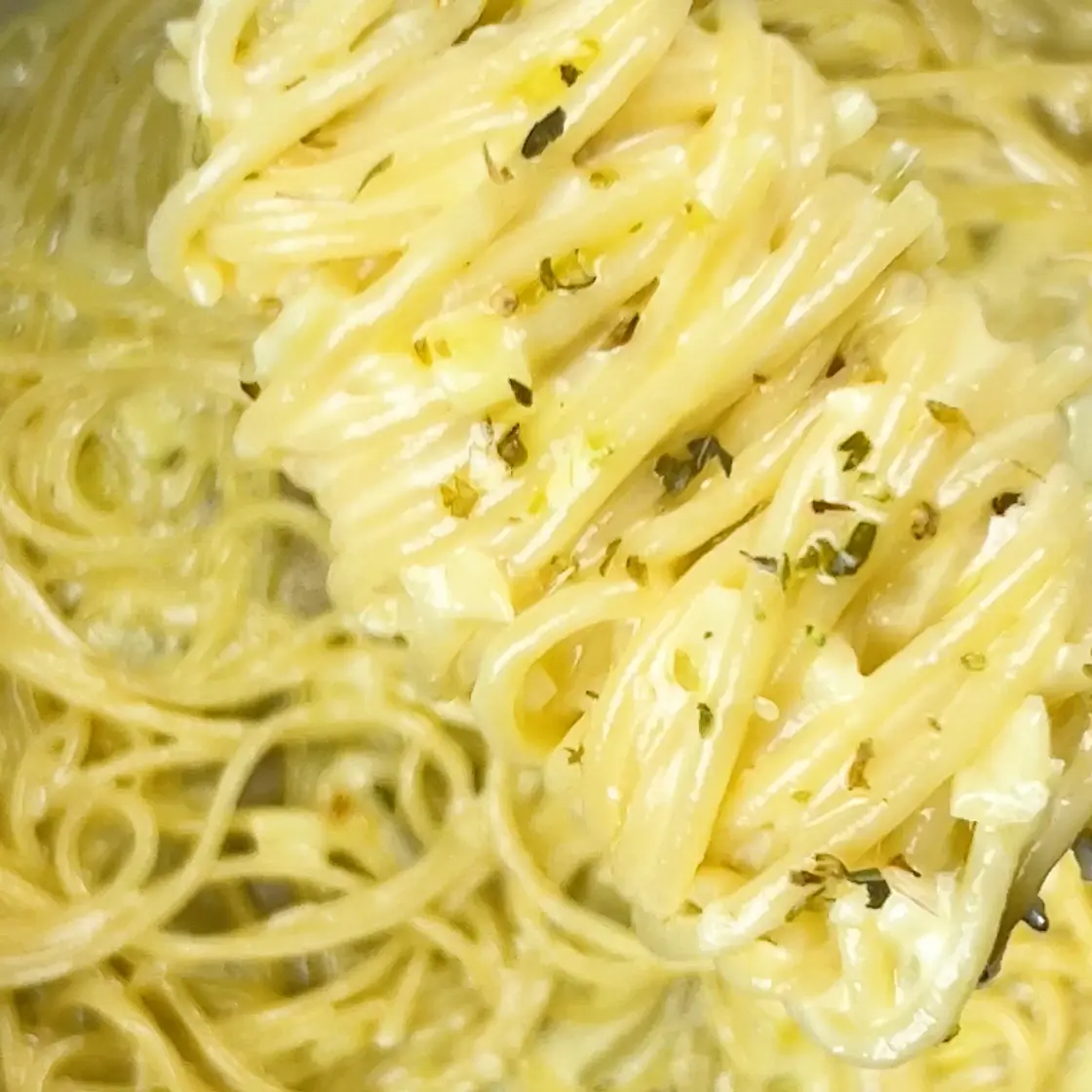 Pasta with Parmesan Cream