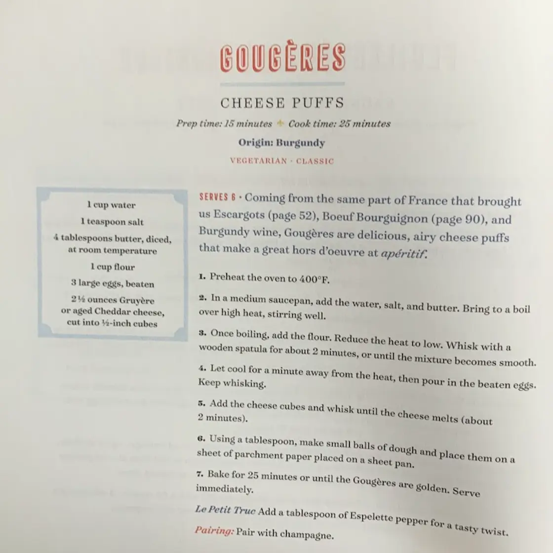 Gougères