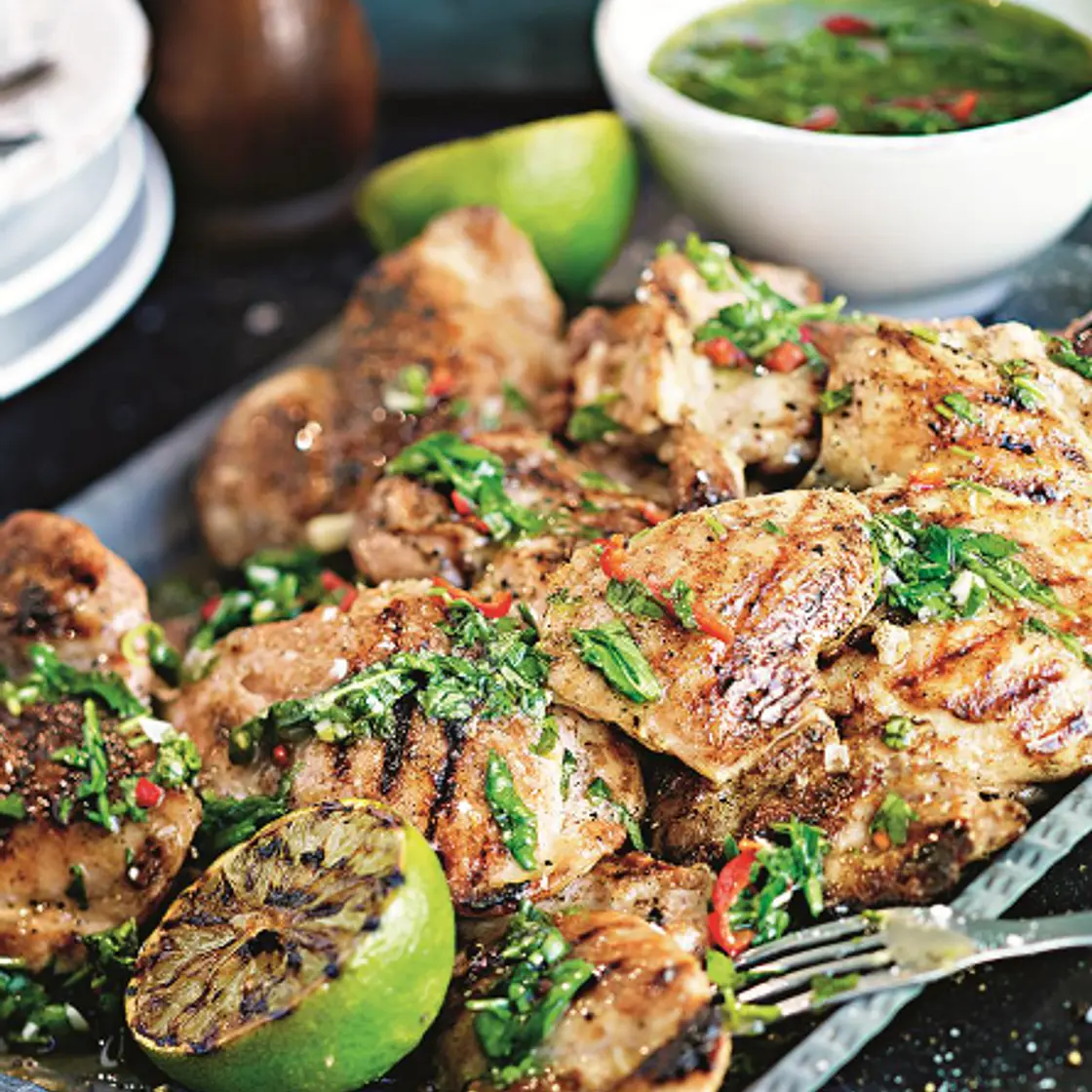 Kycklinglårfilé med chimichurri