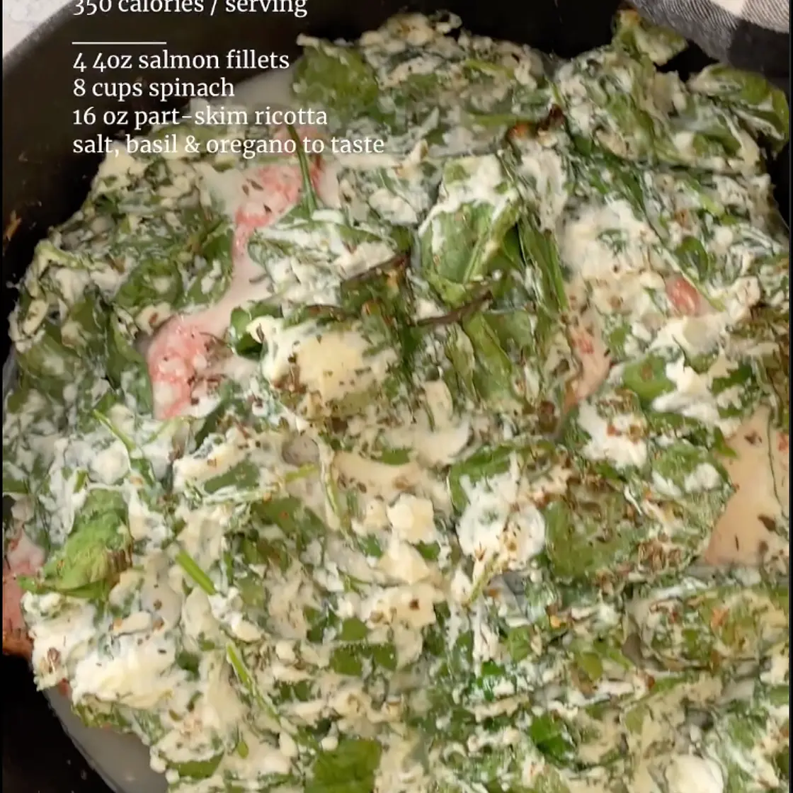 Salmon florentine