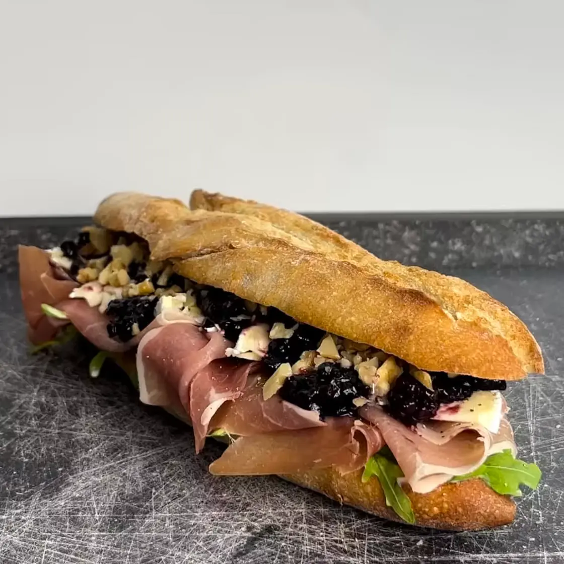 Italien trifft Frankreich Sandwich