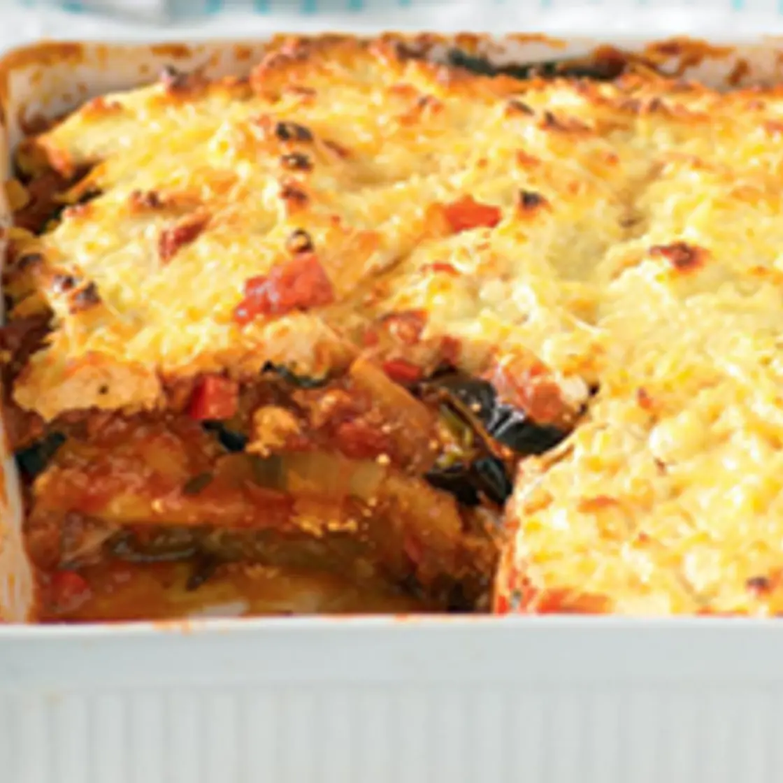 Moussaka gratin