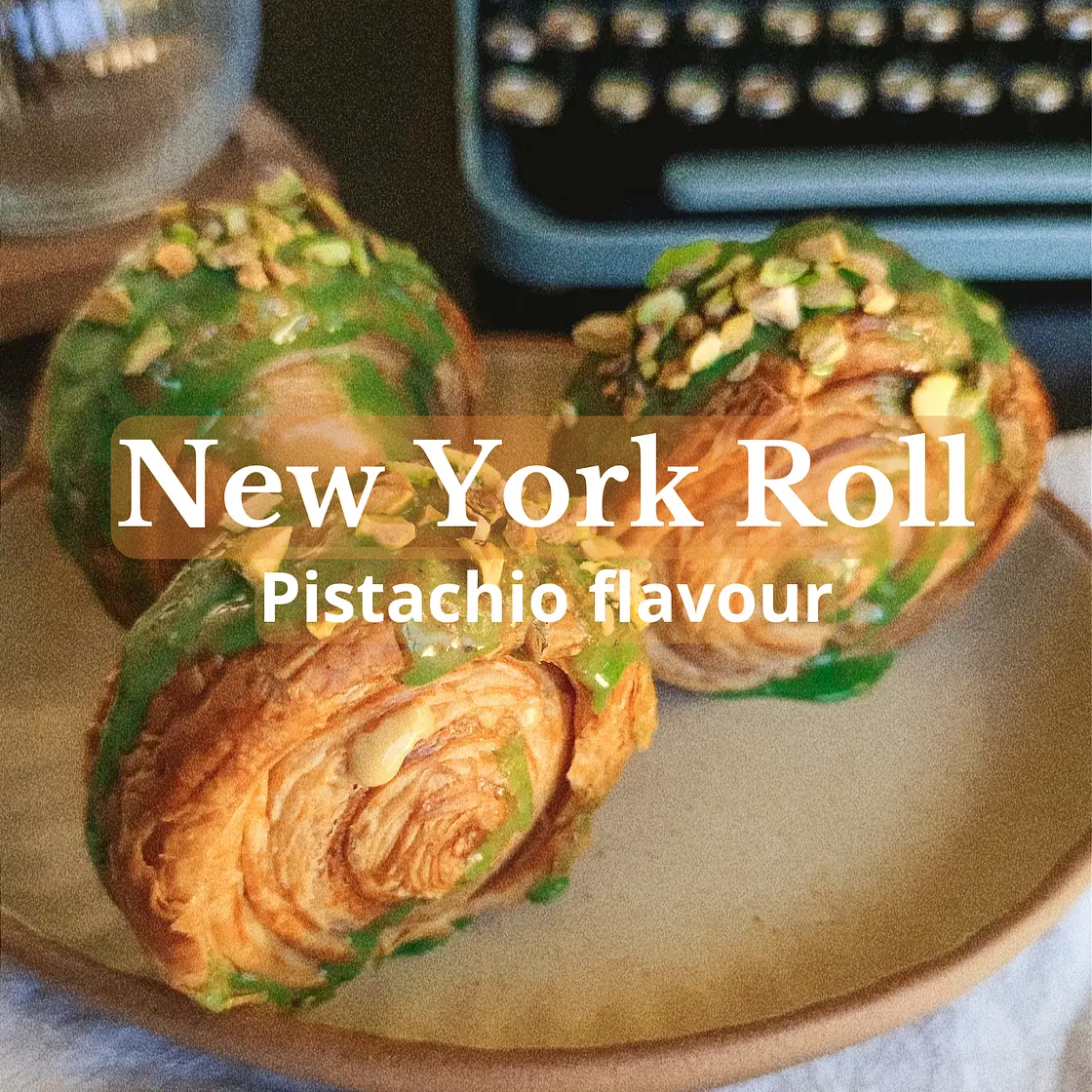 Glutten free New York roll - pistachio