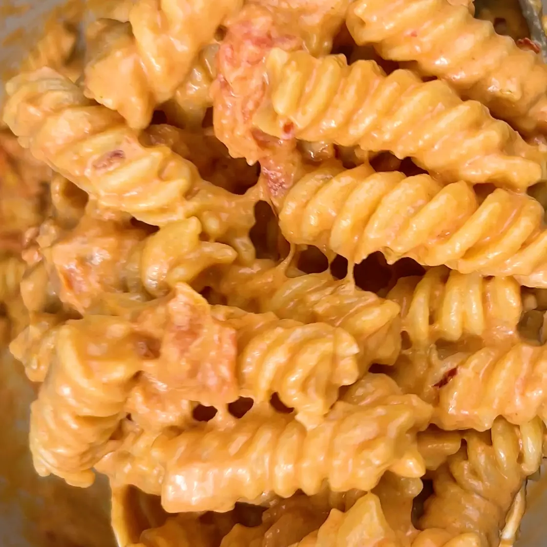 Tomato Cream Pasta with Fusilli 🍝