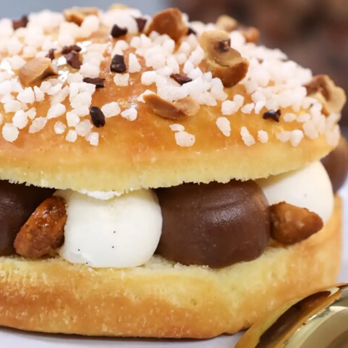 Chocolate-Hazelnut Tropézienne