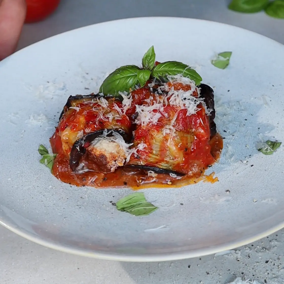 Vegan Eggplant Rollatini