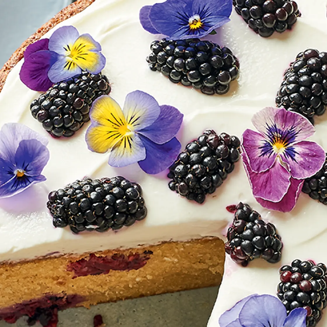 Blackberry Pound Cake