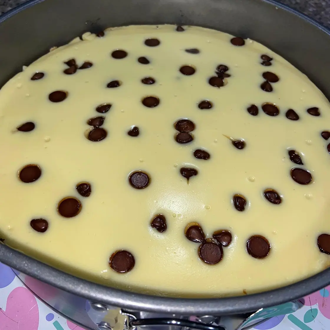 Salted Caramel Chocolate Chip Cheesecake