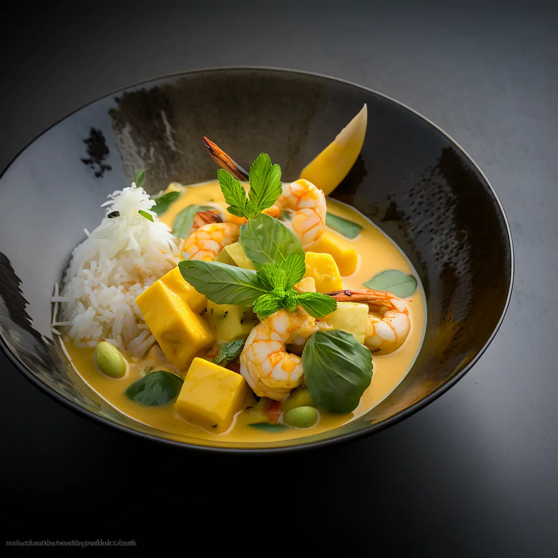Vietnamese-style Shrimp and Pineapple Yellow Curry