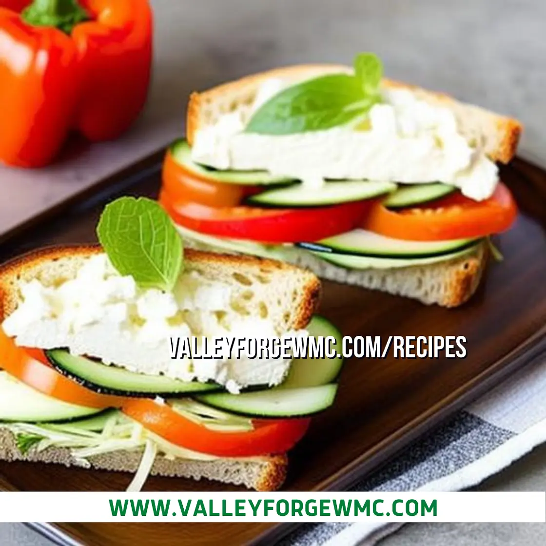 Veggie and Hummus Sandwich