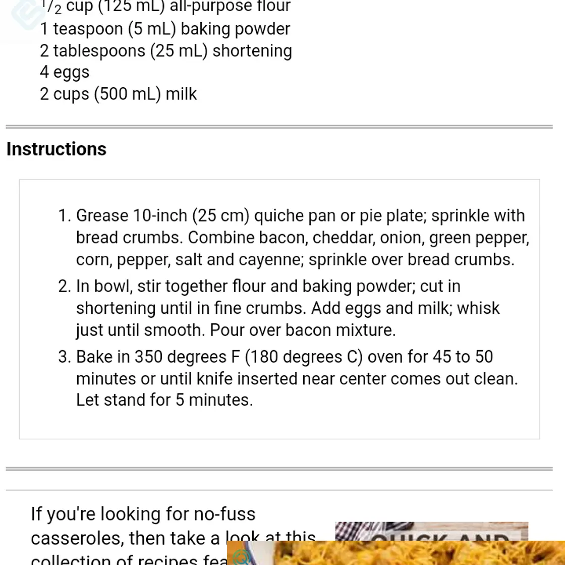 Chicken Bacon Cornbread