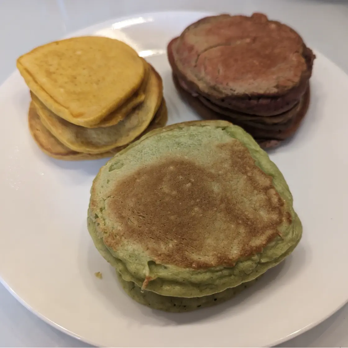 Pancakes colorés aux légumes - DME bébé dès 6 mois