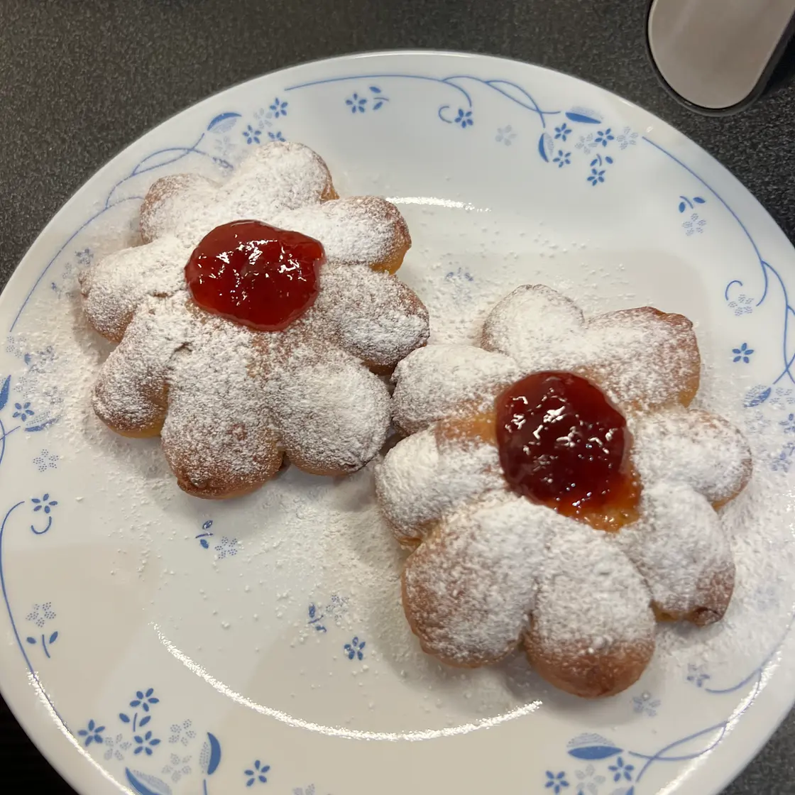 Flower Shaped Donuts