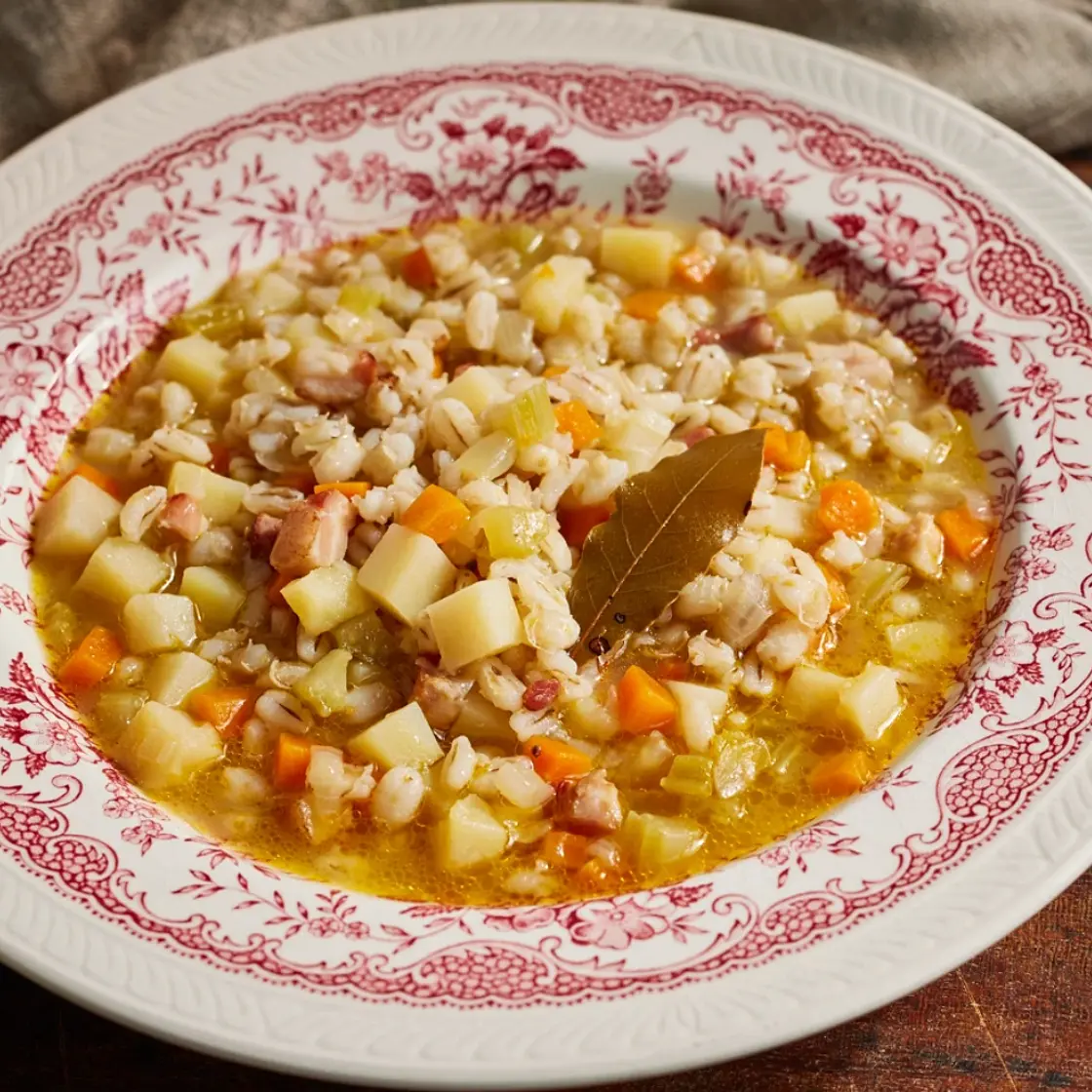Tyrolean barley soup