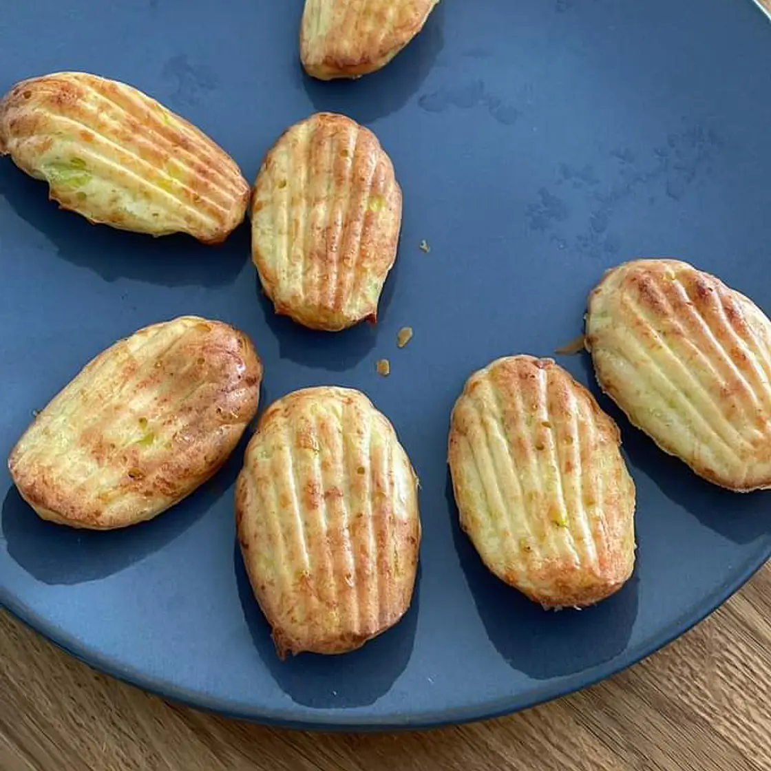Madeleines poireaux emmental - DME dès 6 mois