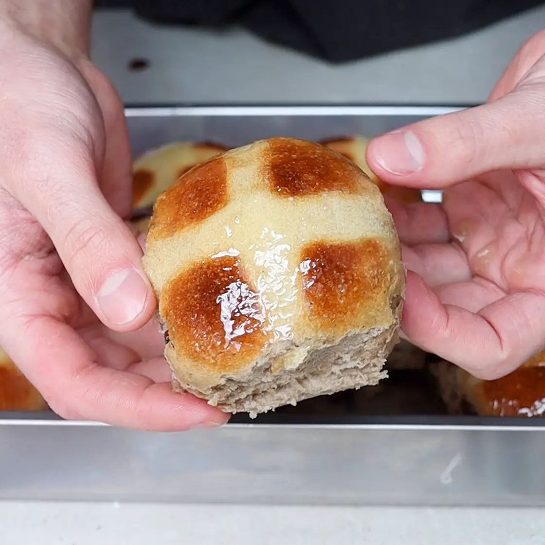 Vegan Hot Cross Buns