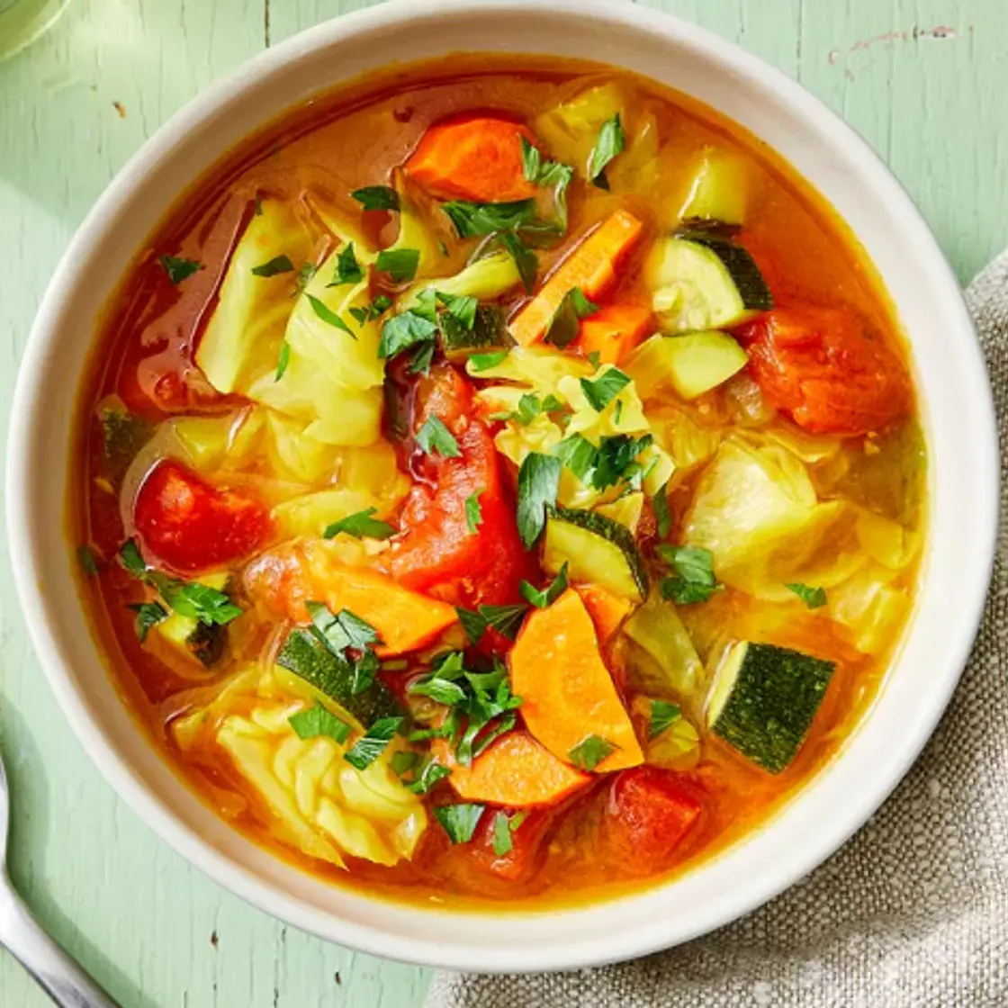 Comforting Cabbage Soup with Ginger