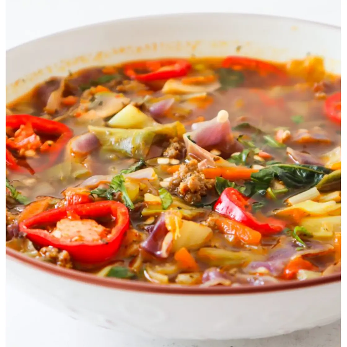 BEEF AND CABBAGE SOUP
