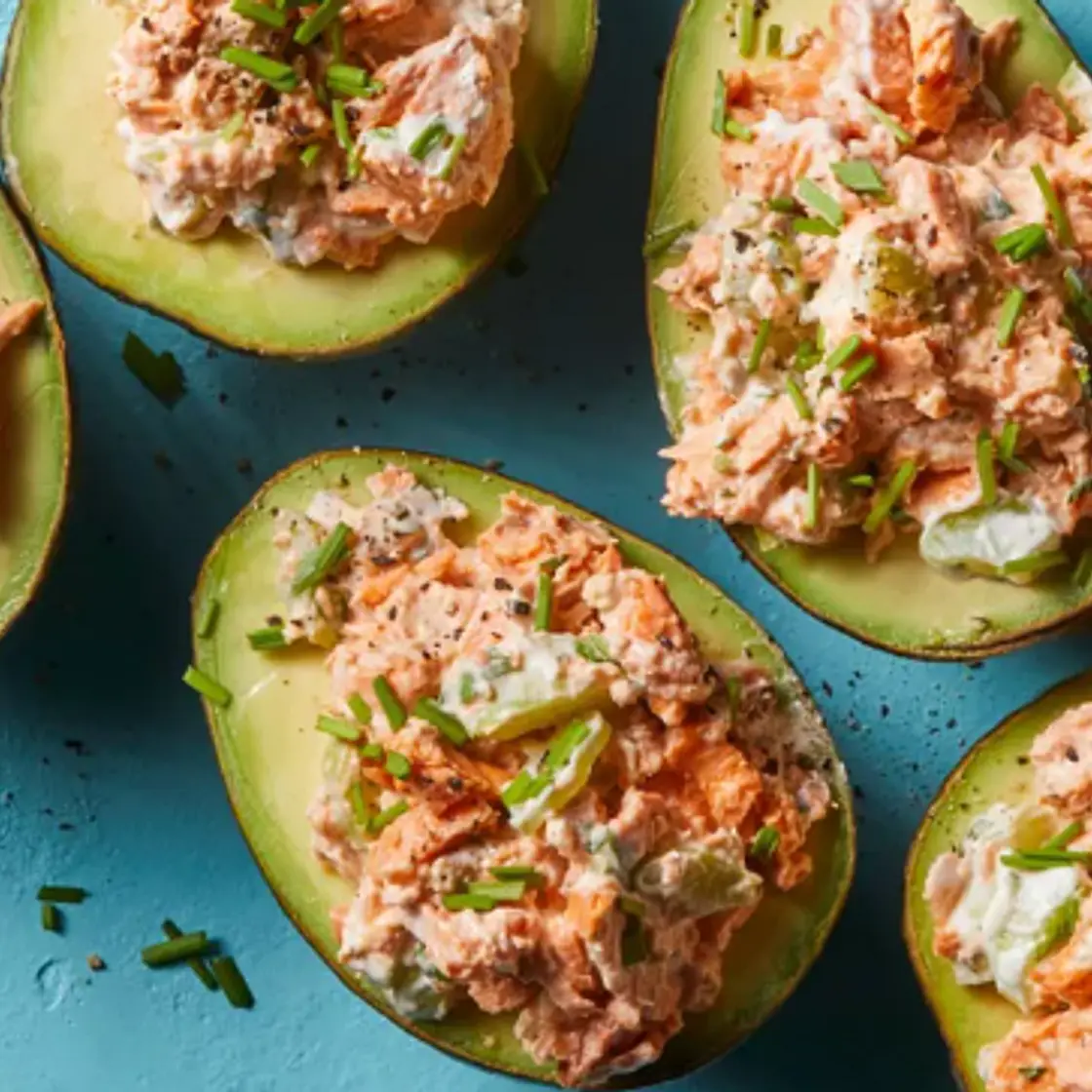 Salmon-Stuffed Avocados