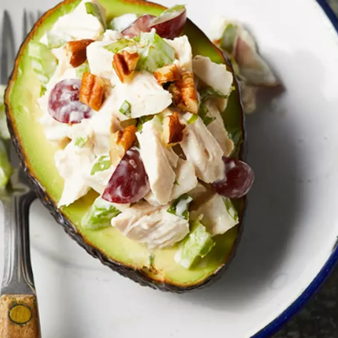 Chicken Salad-Stuffed Avocados