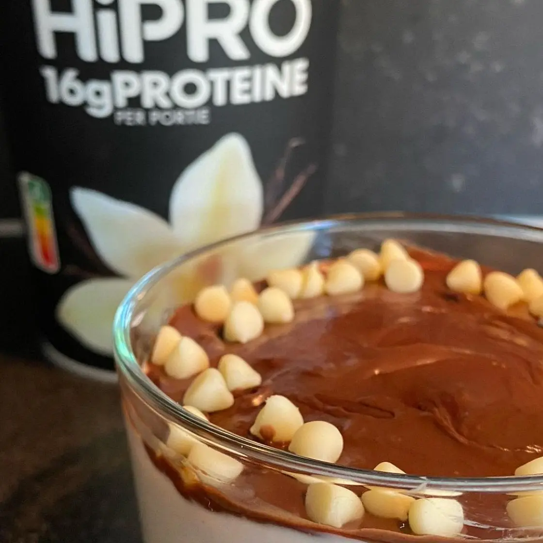 Eiwitrijk nutella toetje