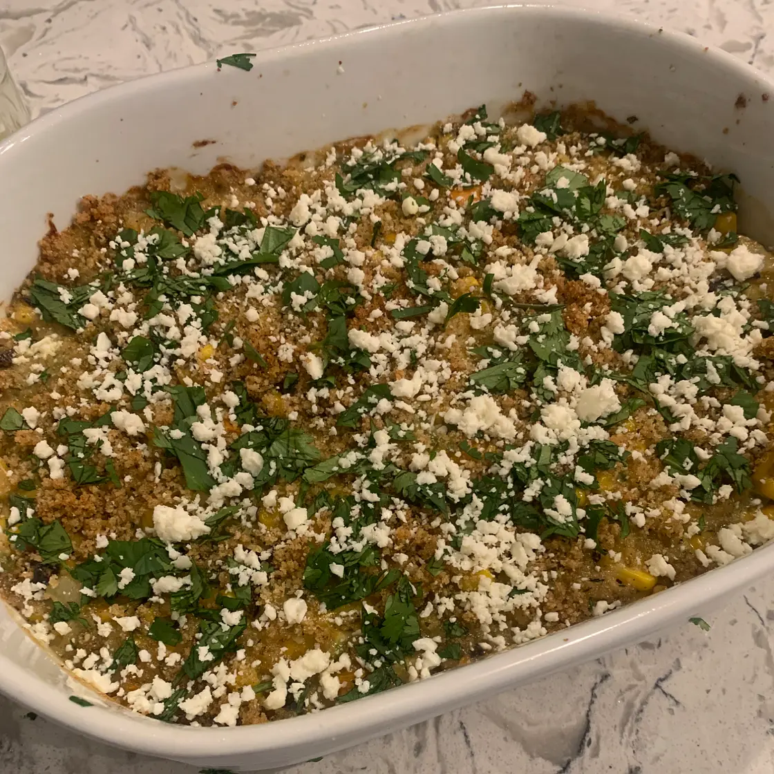 Creamy Fiesta Corn Casserole